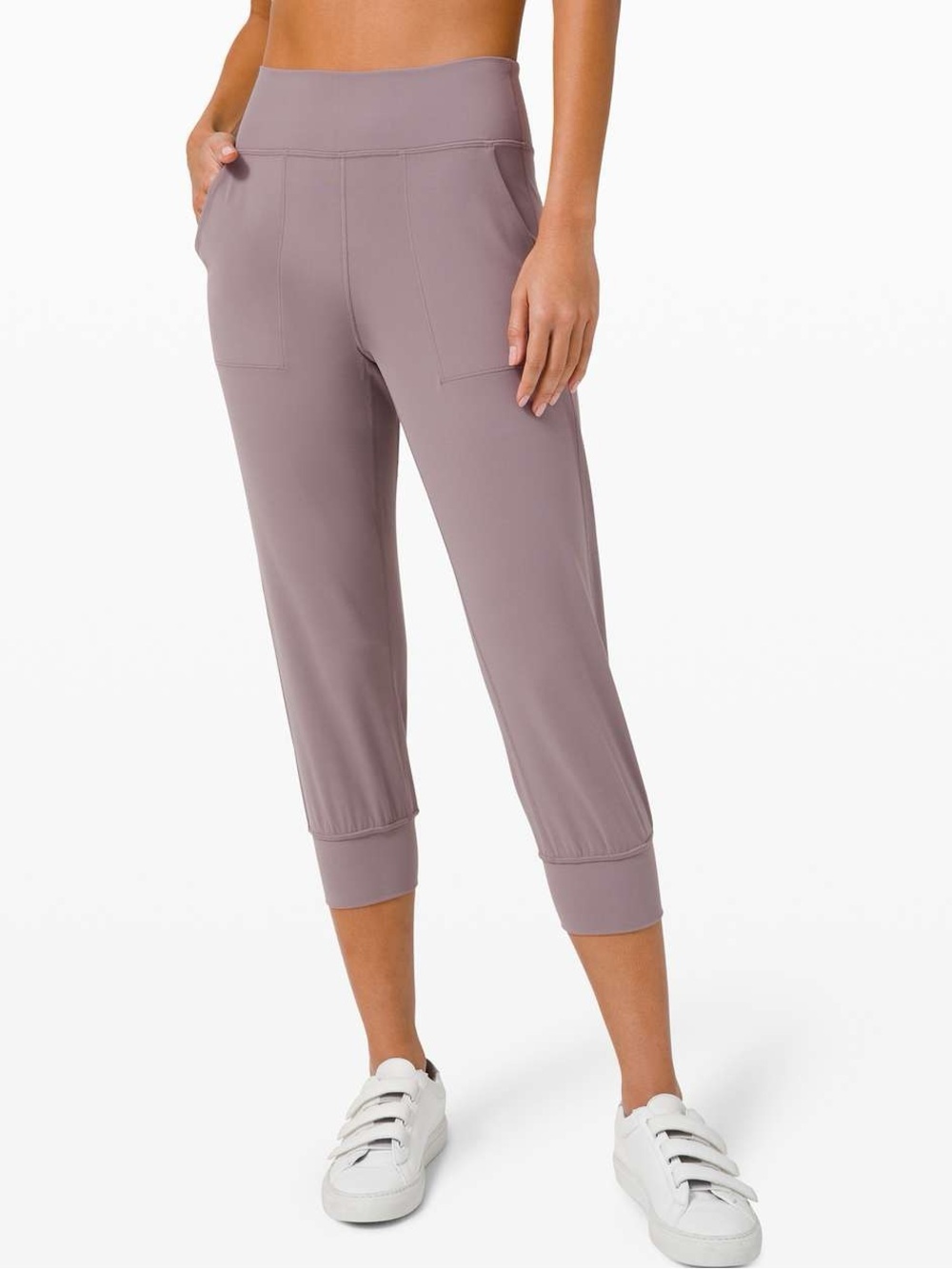 Lululemon Align High Rise Jogger Crop Purple Lunar Rock Size 8